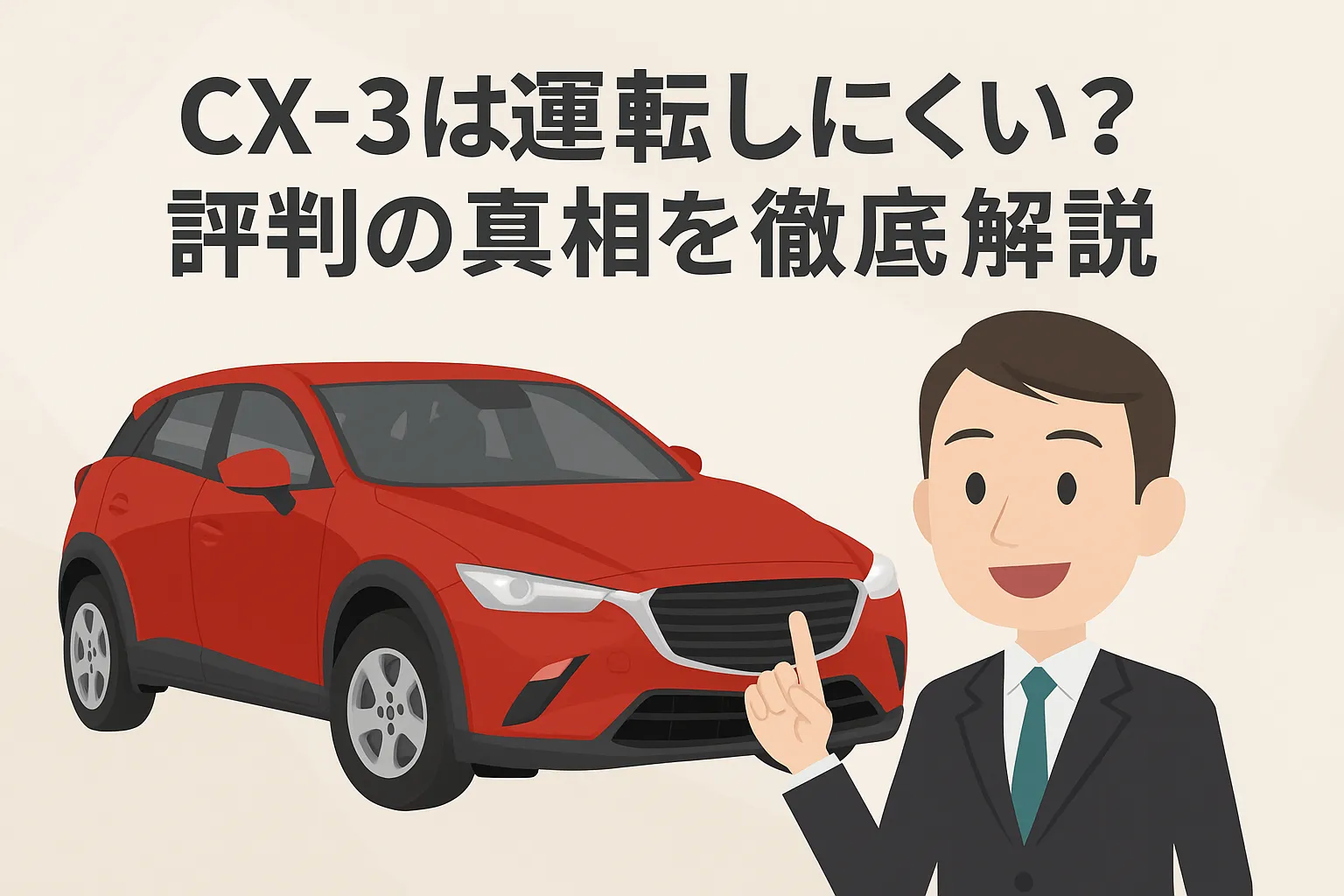 CX-3は運転しにくい？評判の真相を徹底解説