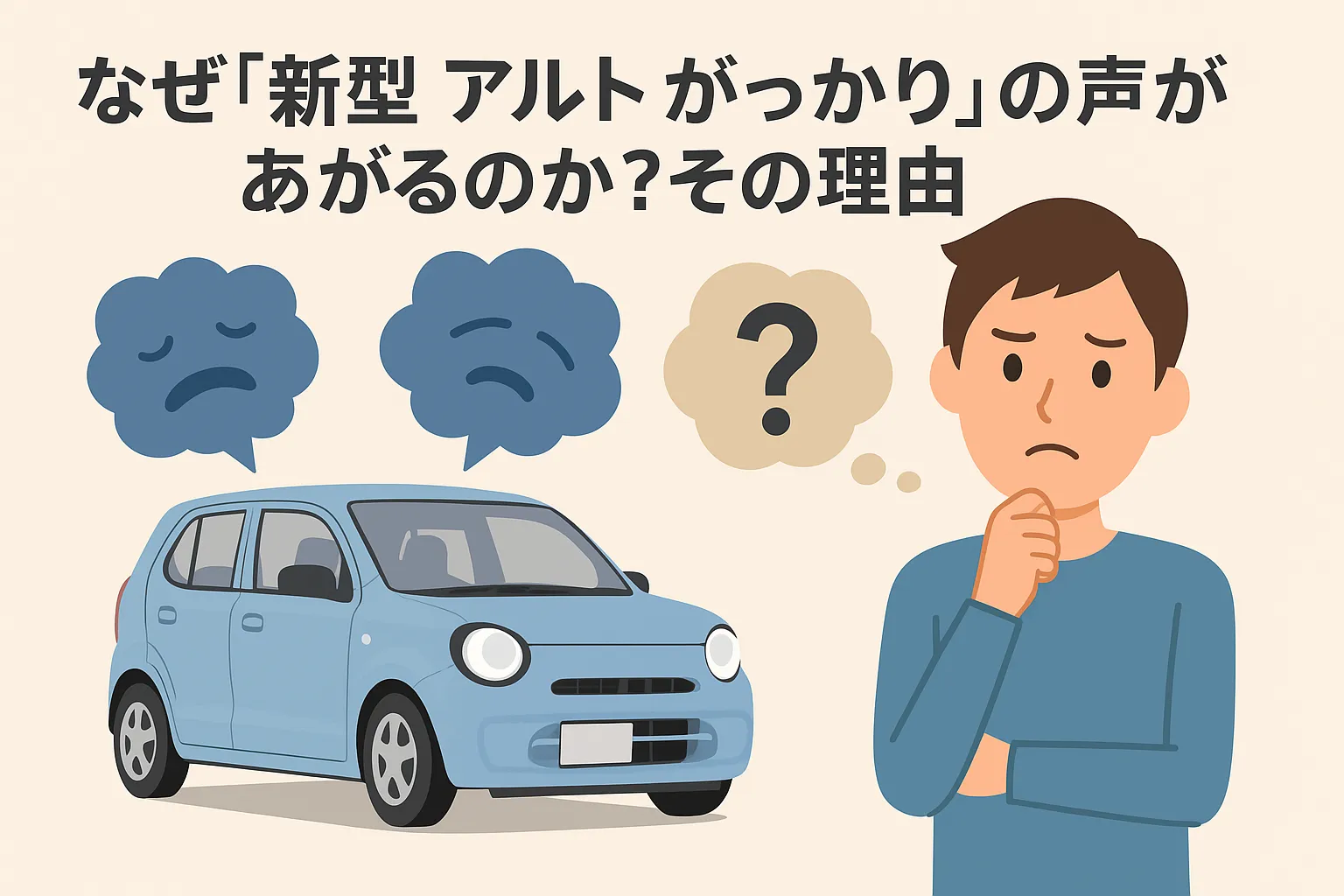 なぜ「新型 アルト がっかり」の声があがるのか？その理由