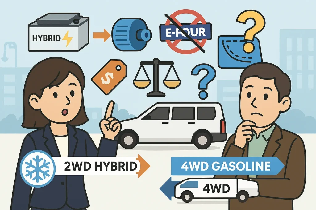 プロボックスハイブリッドに4WDはなぜない?