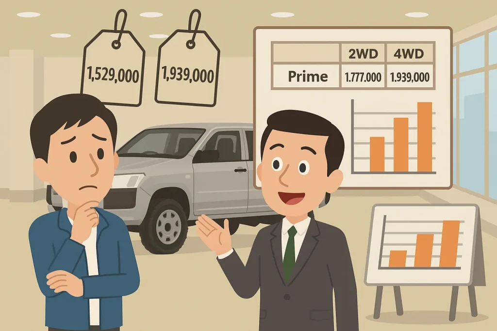 4WDモデルの新車価格