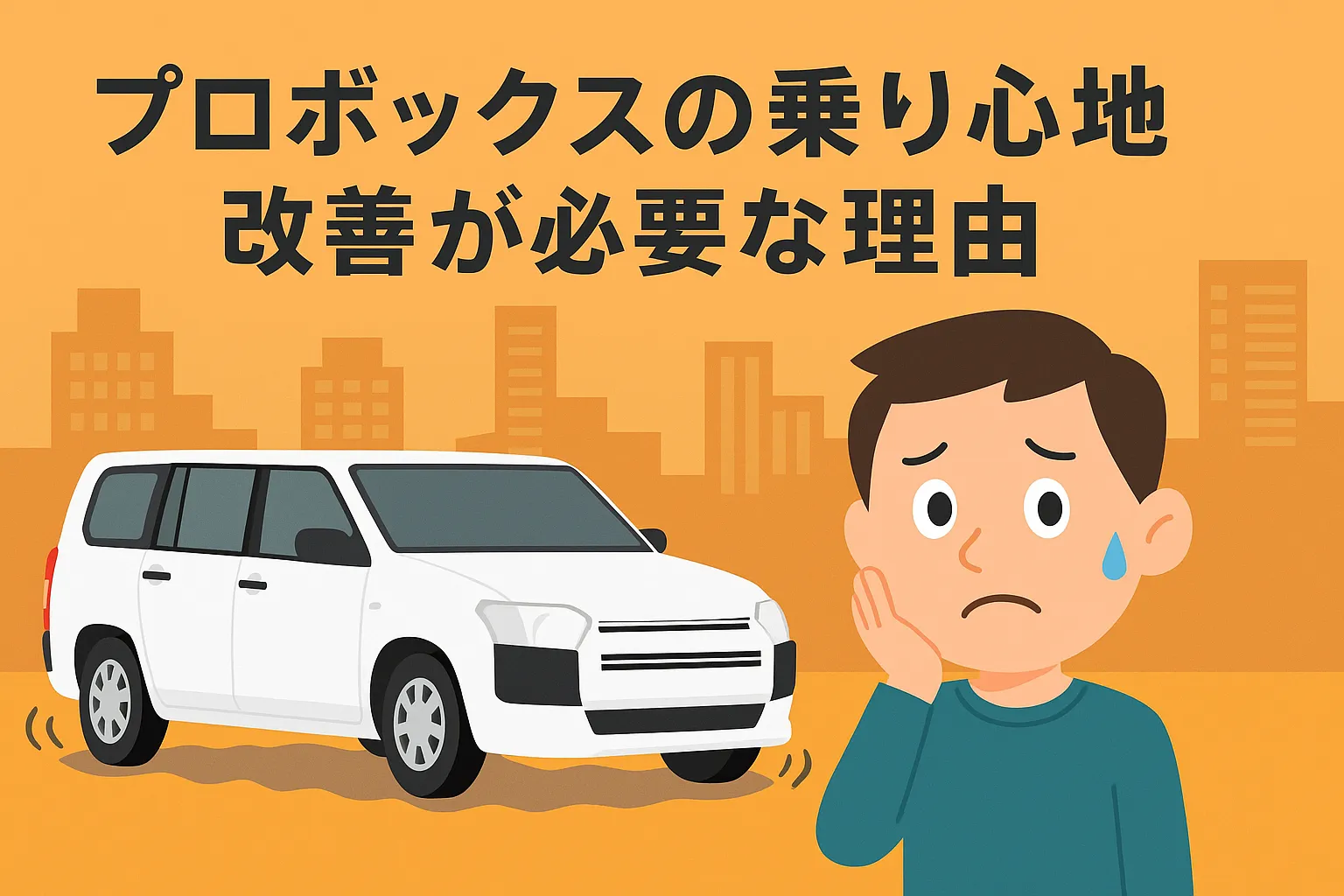 プロボックスの乗り心地 改善が必要な理由