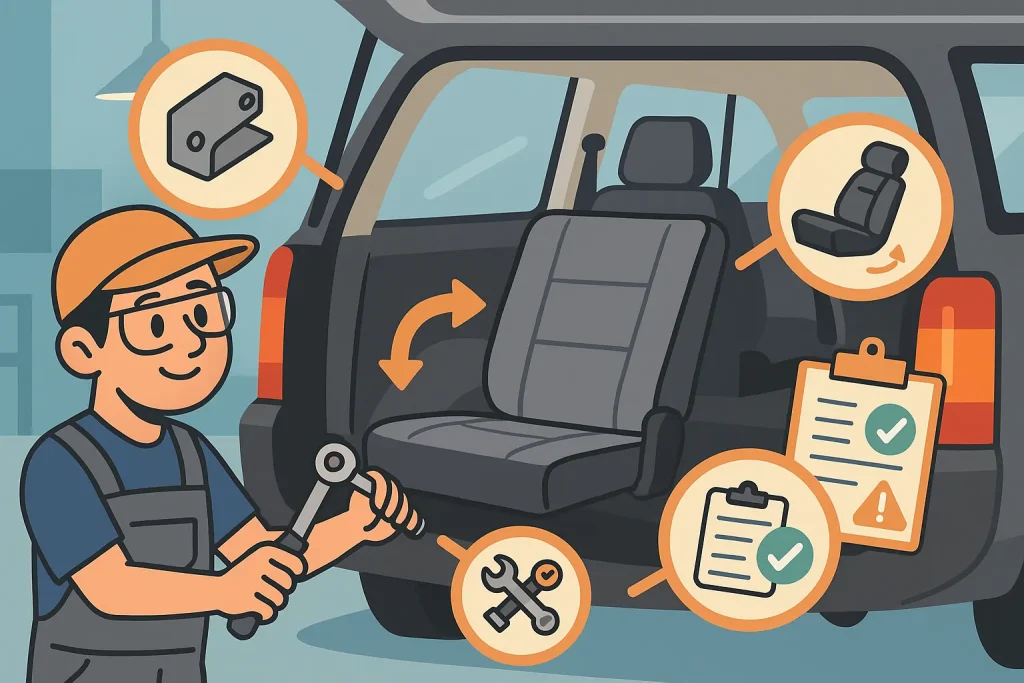 後部座席快適化 改造