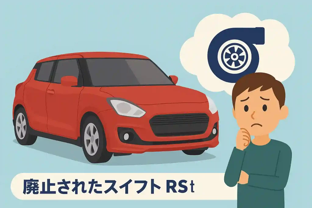廃止されたスイフト RSのターボとは