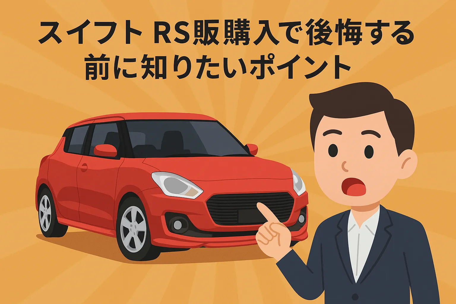 スイフト RS購入で後悔する前に知りたいポイント