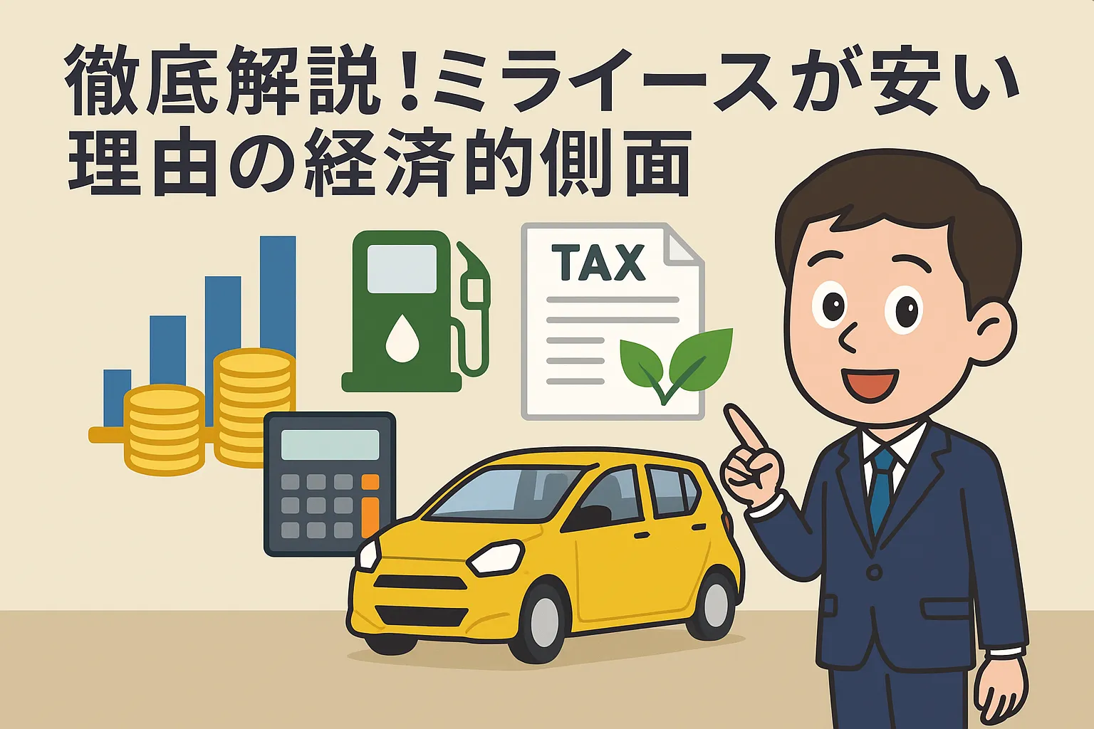 徹底解説！ミライースが安い理由の経済的側面