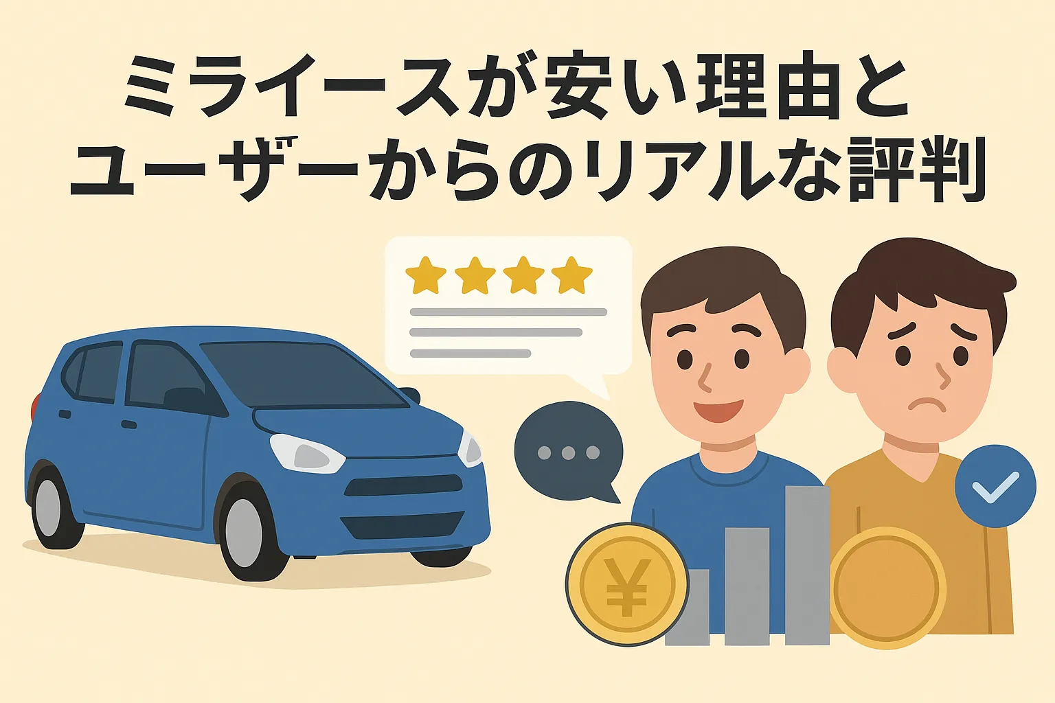 ミライースが安い理由とユーザーからのリアルな評判