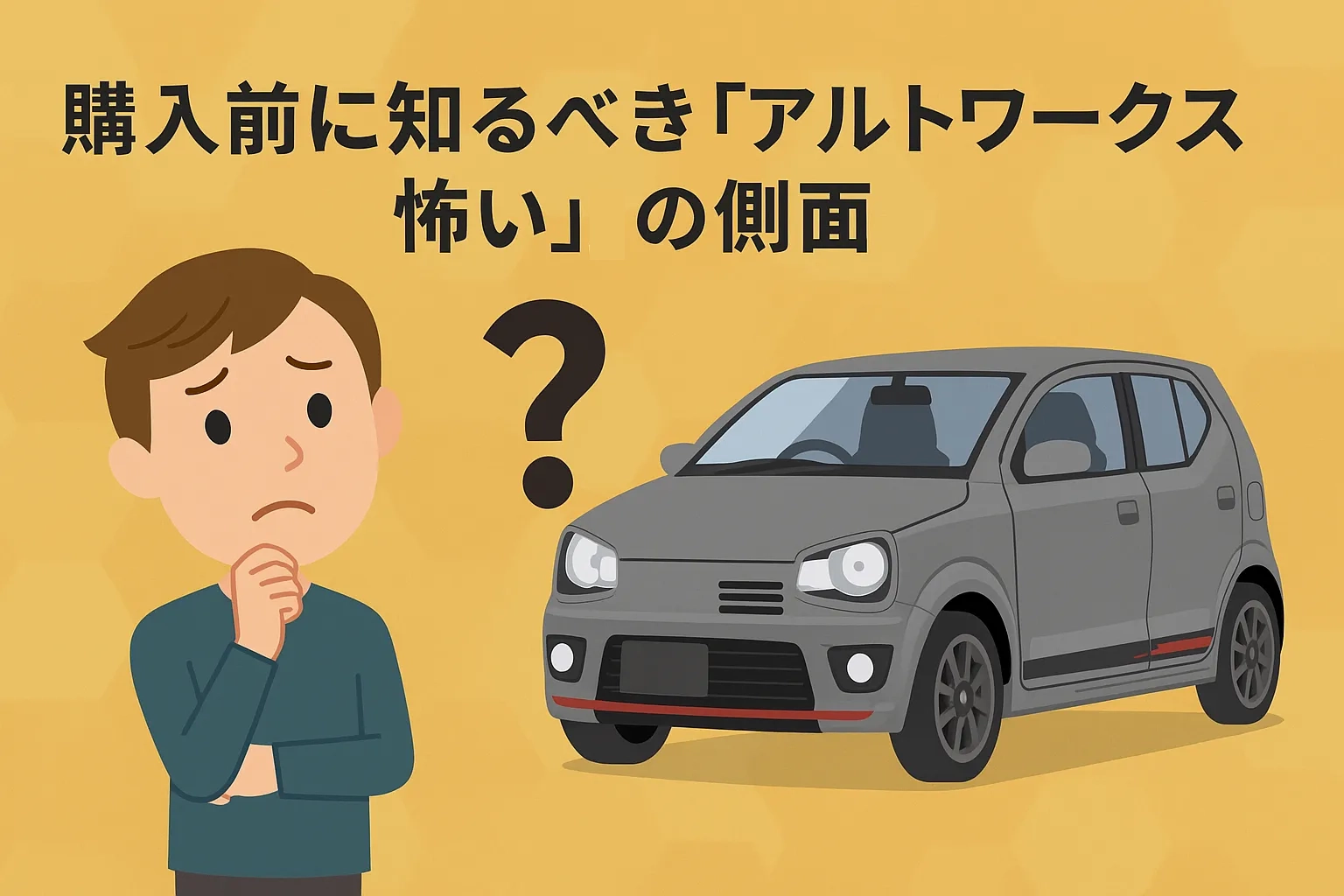 購入前に知るべき「アルトワークス怖い」の側面