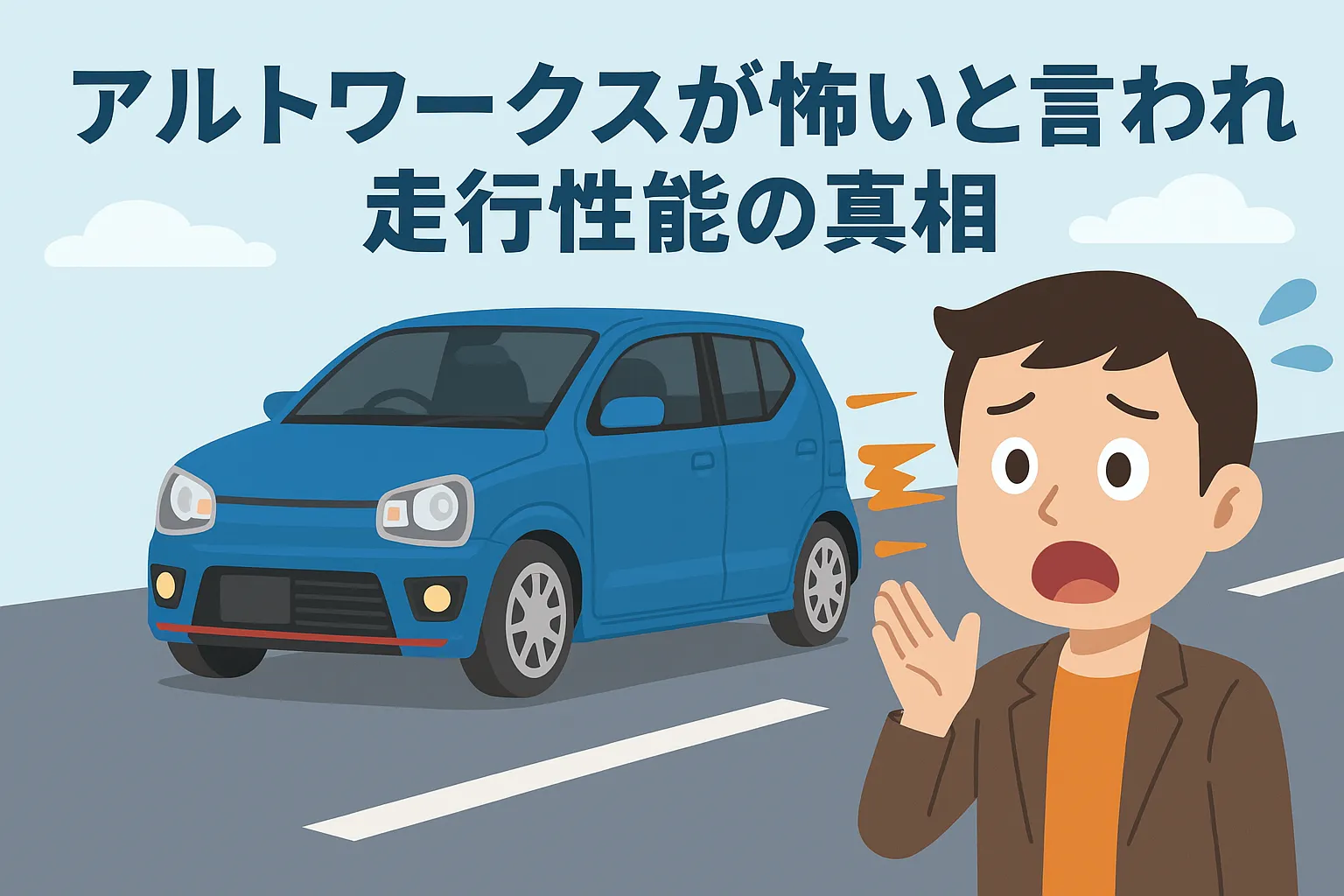 アルトワークスが怖いと言われる走行性能の真相