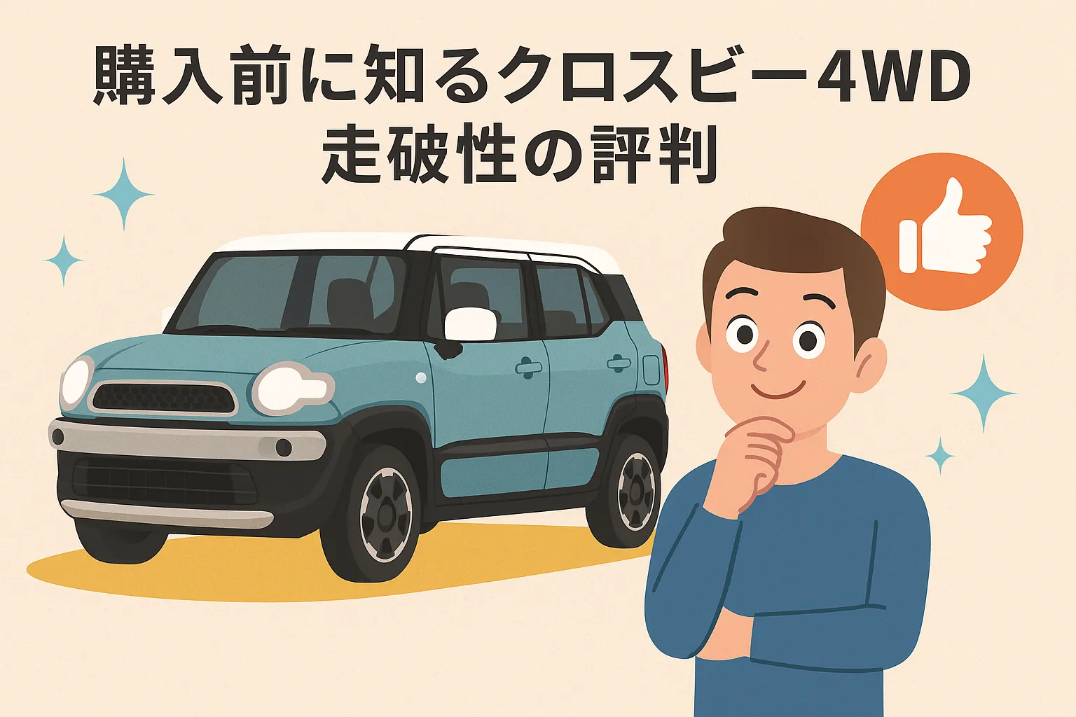 購入前に知るクロスビー4WD走破性の評判
