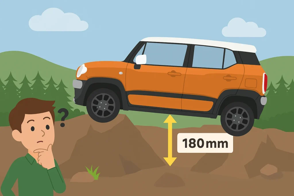 オフロード仕様と最低地上高