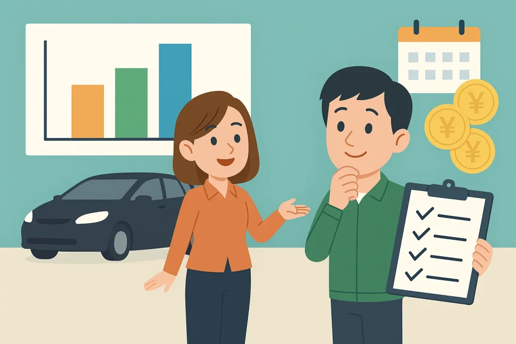 中古車リース 料金の目安