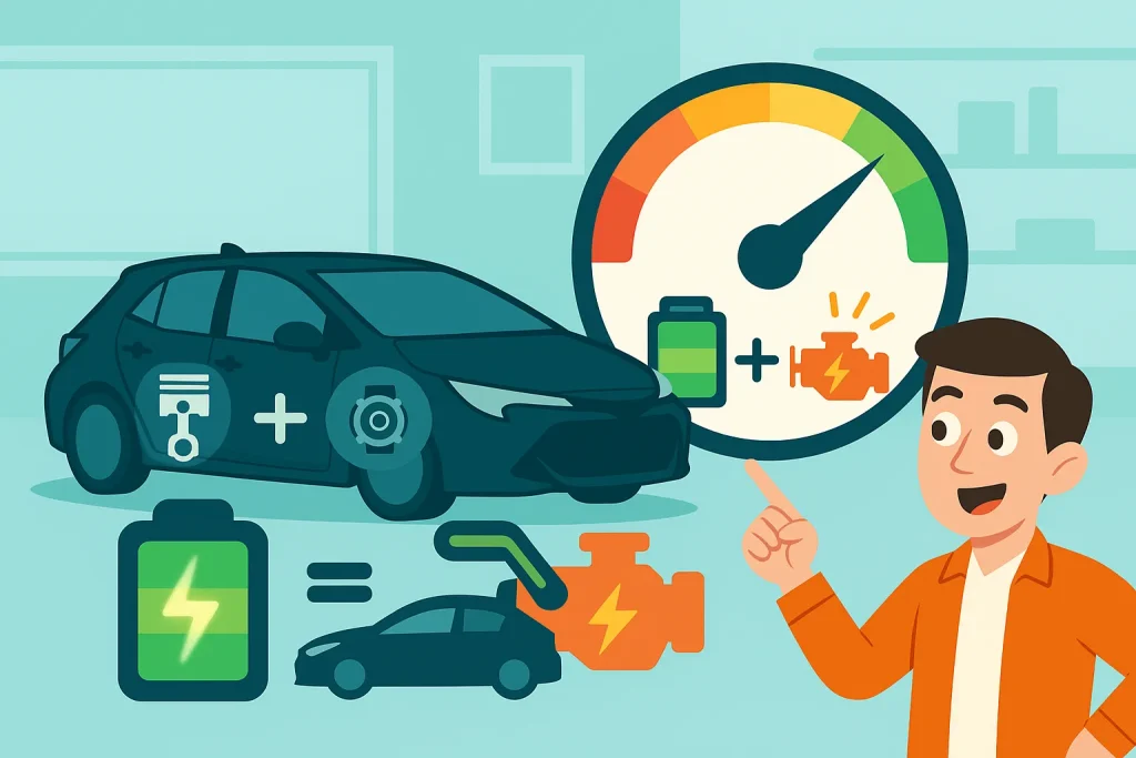 ハイブリッドモデルの馬力