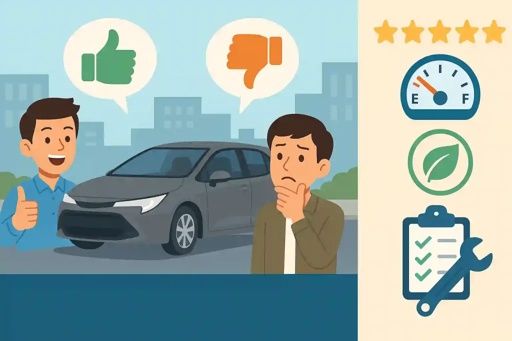 カローラ スポーツ ハイブリッド 評価の傾向