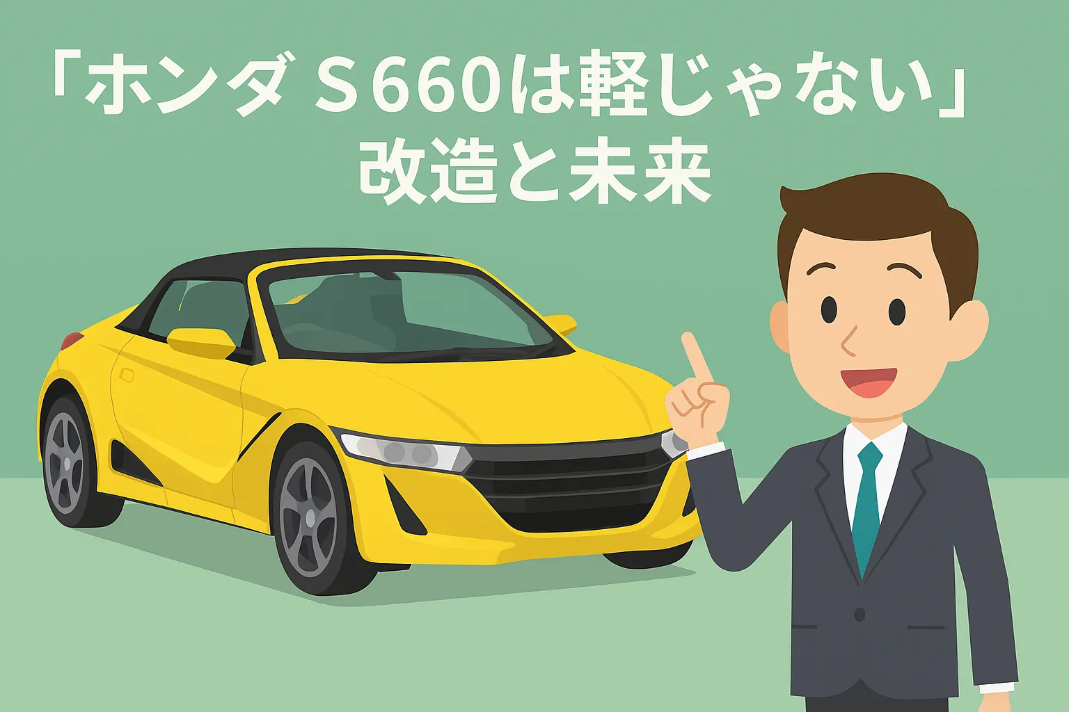 「ホンダ S660は軽じゃない」改造と未来