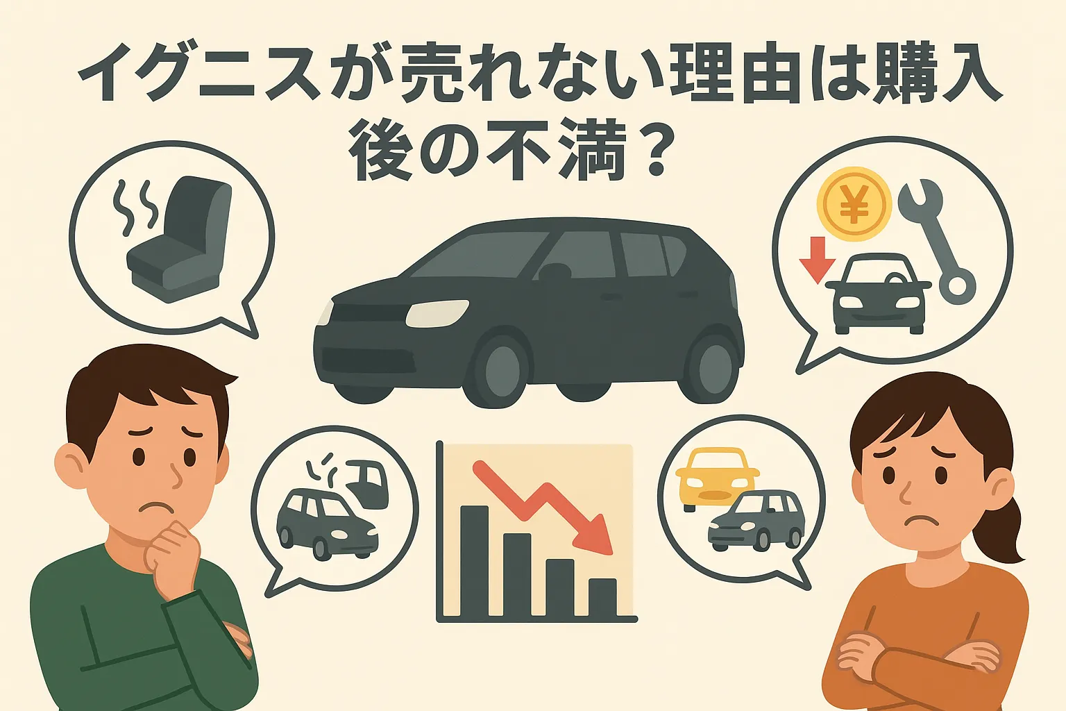 イグニスが売れない理由は購入後の不満？