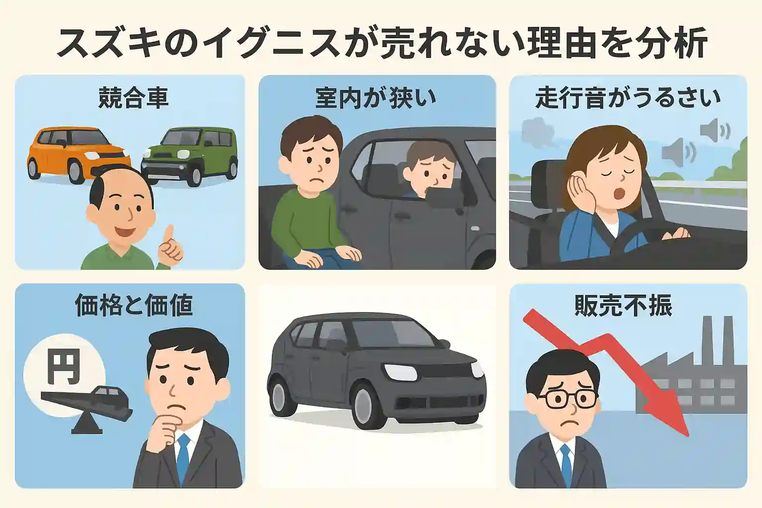 スズキのイグニスが売れない理由を分析