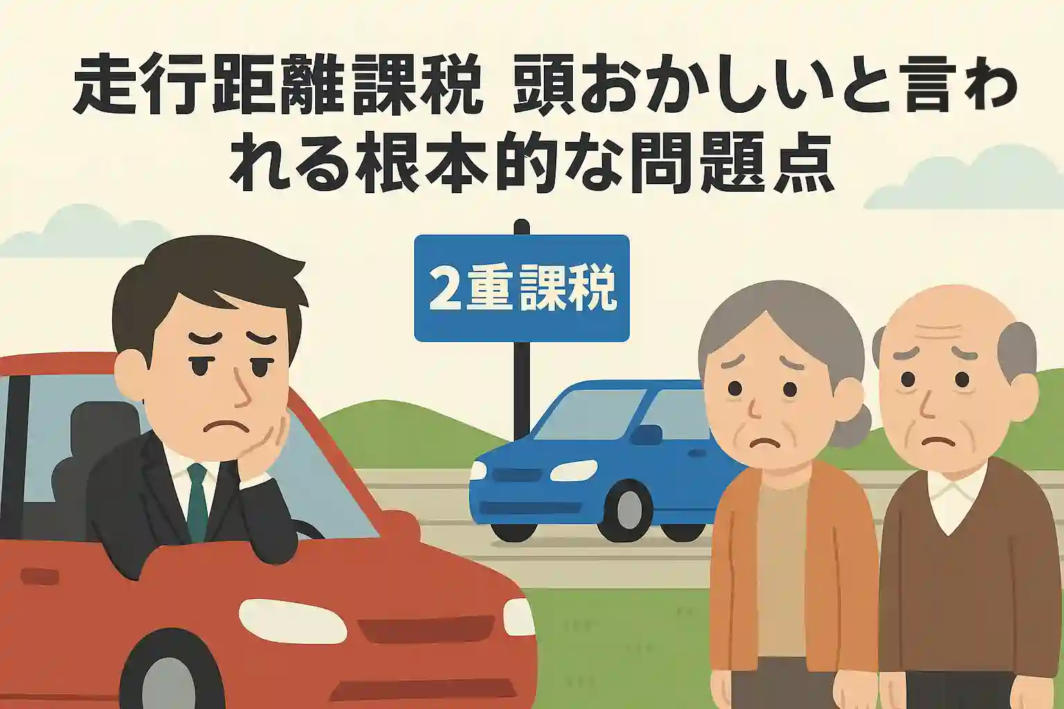 走行距離課税 頭おかしいと言われる根本的な問題点