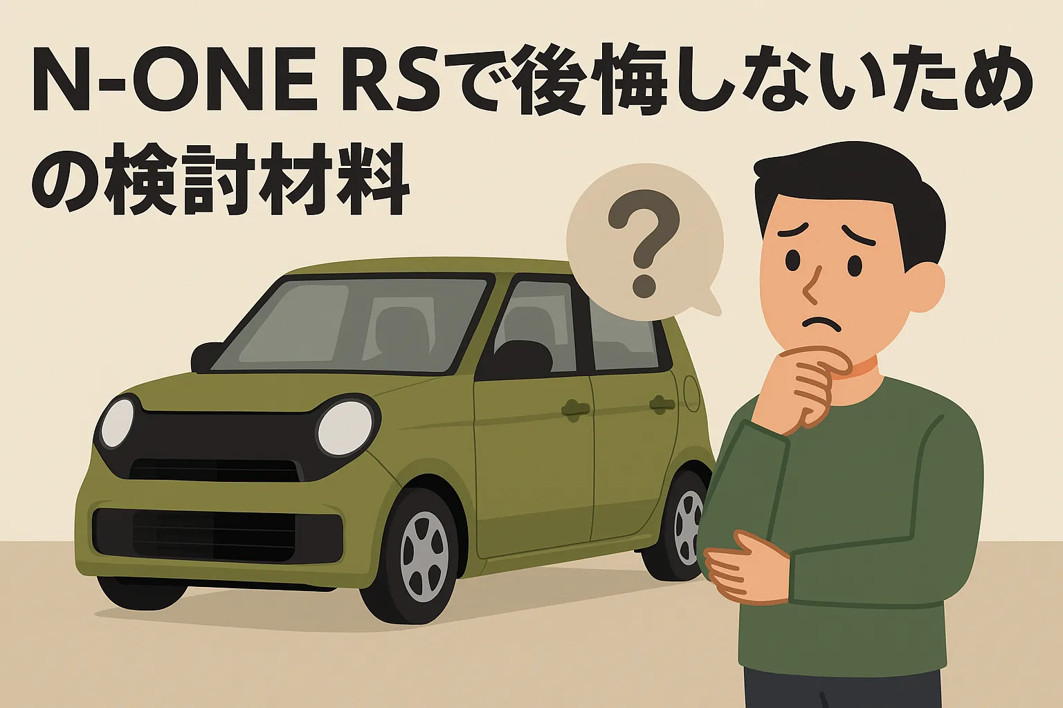 N-ONE RSで後悔しないための検討材料