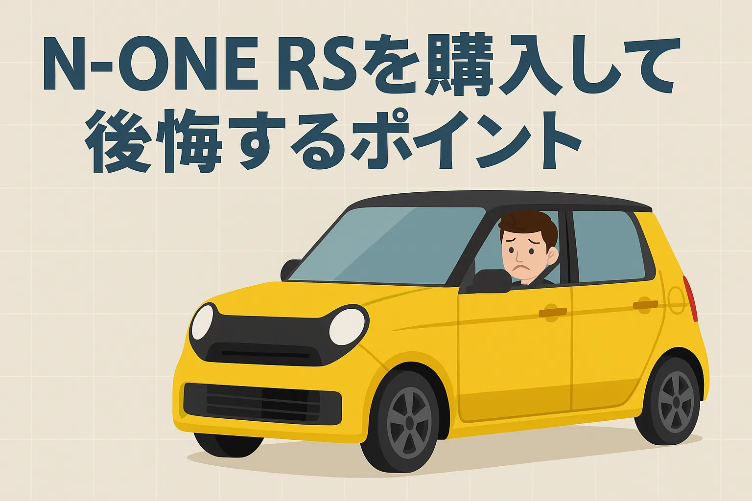 N-ONE RSを購入して後悔するポイント