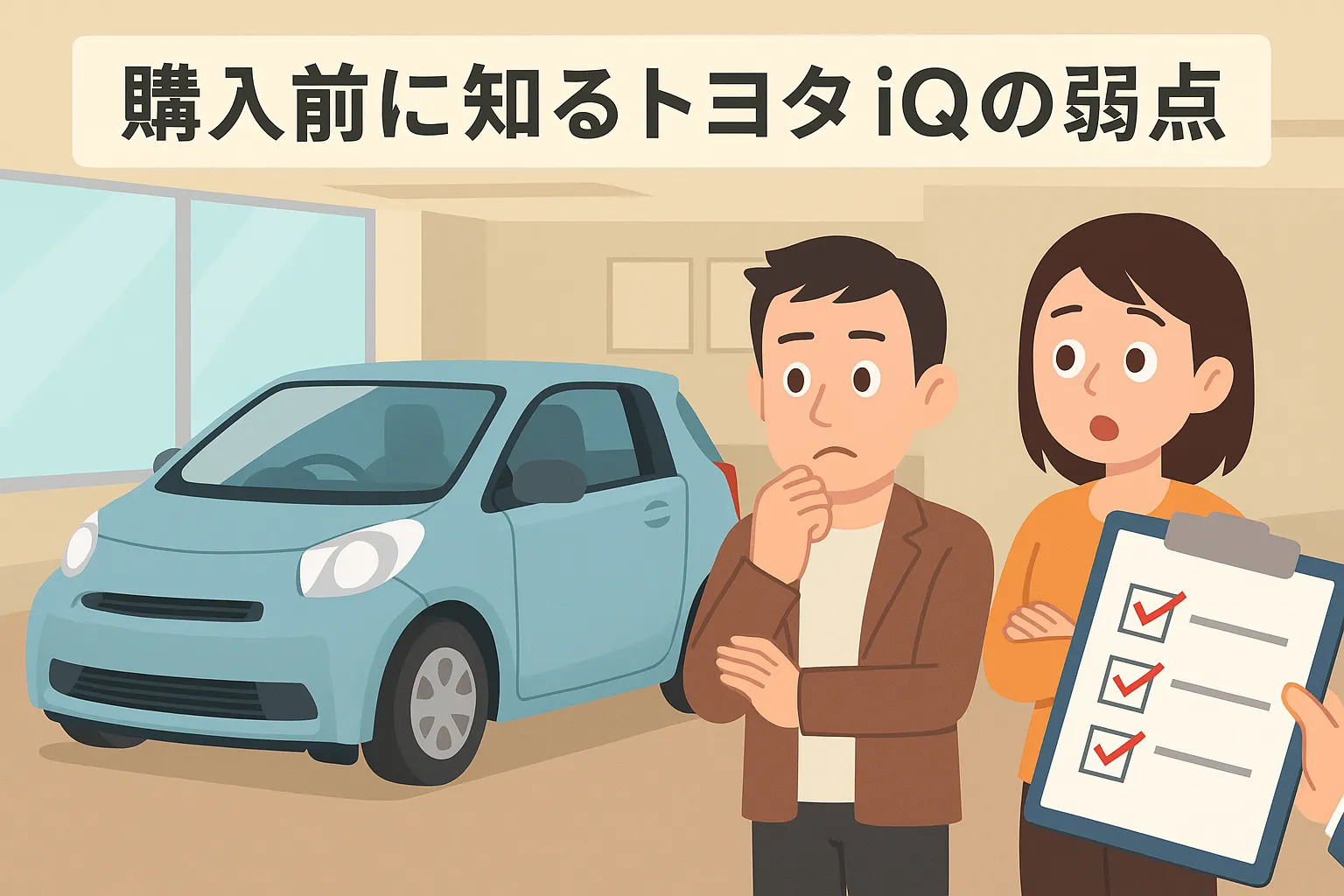 購入前に知るトヨタ iQの弱点