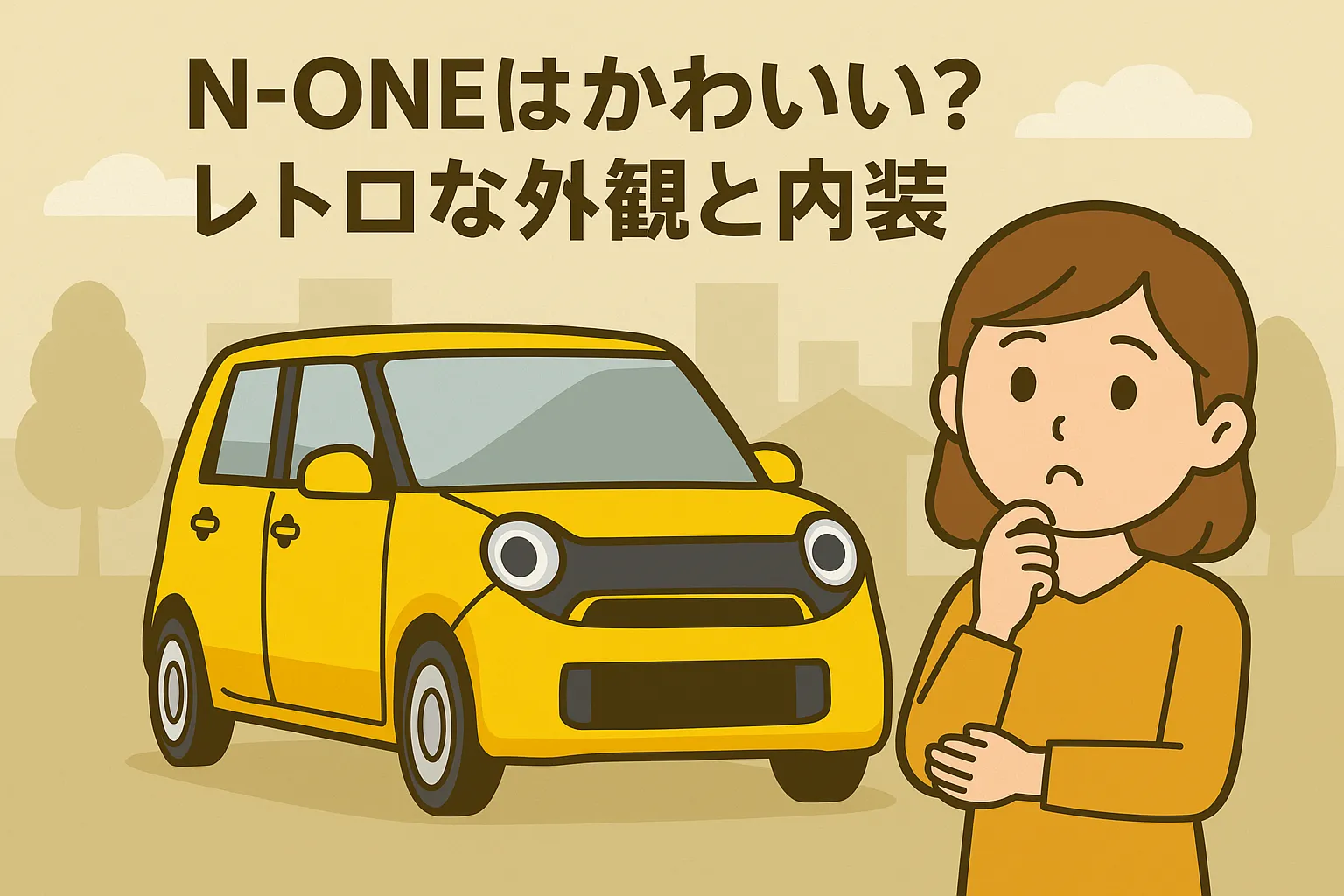 N-ONEはかわいい？レトロな外観と内装
