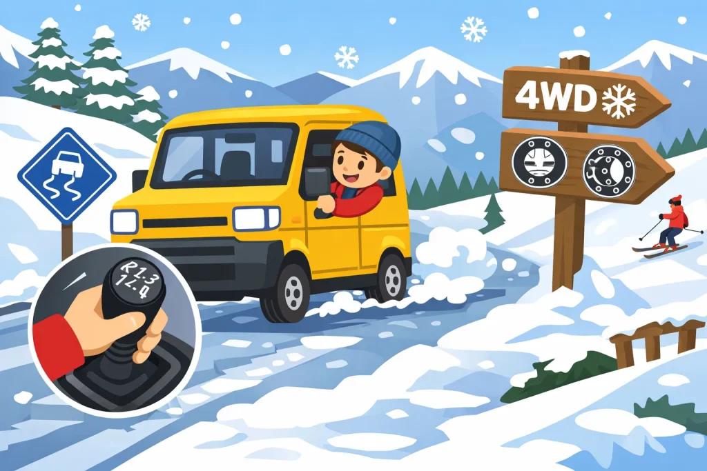 雪道に強いマニュアル4WD