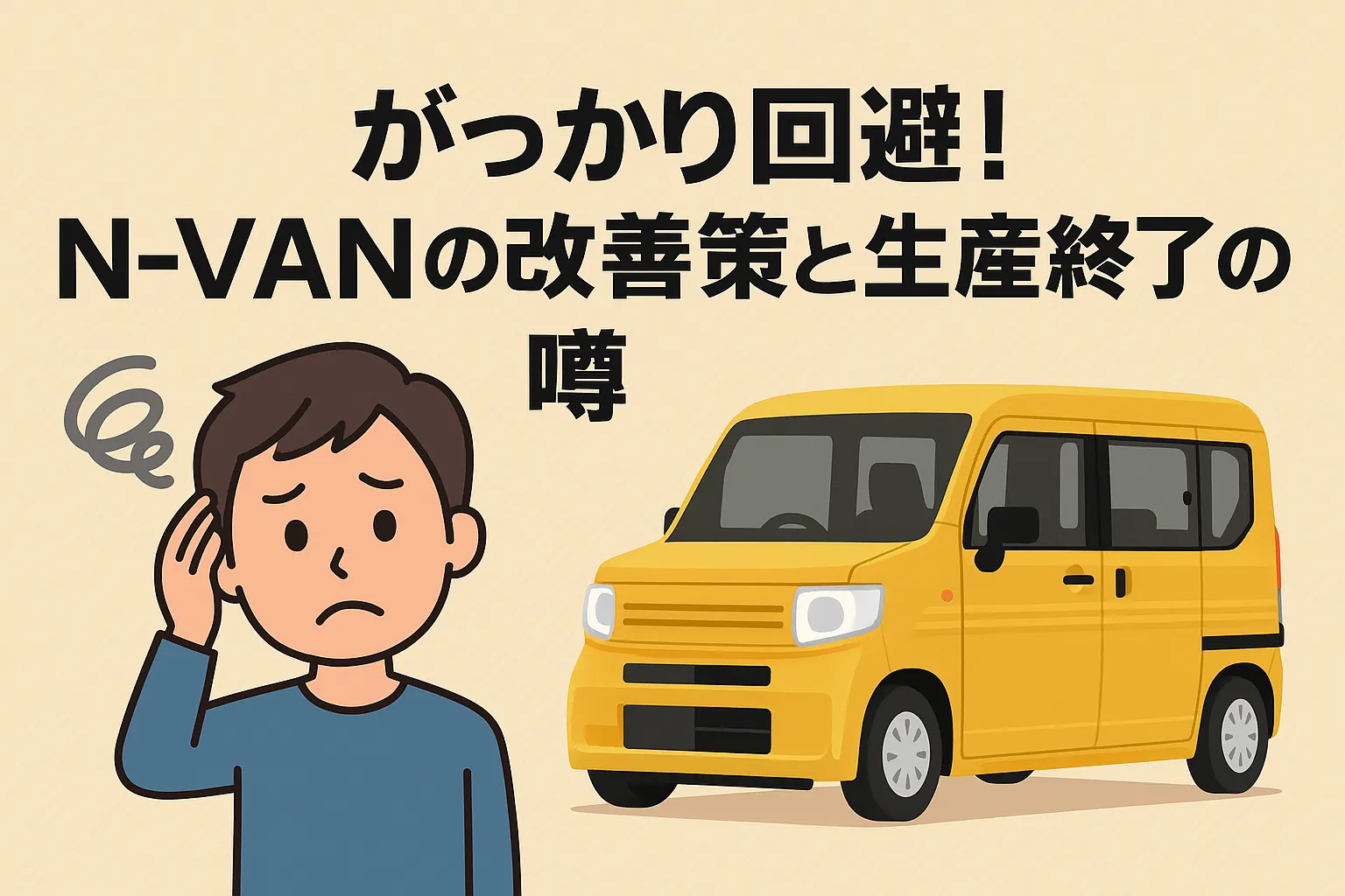 がっかり回避!N-VANの改善策と生産終了の噂