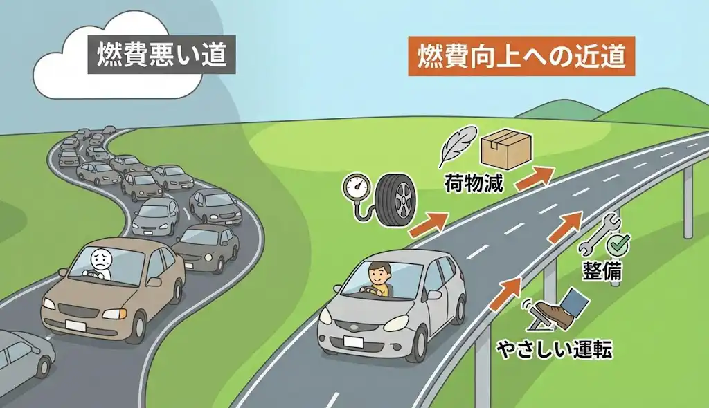 燃費向上の近道