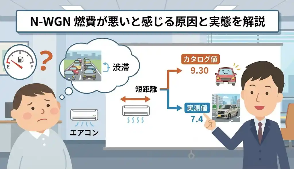 N-WGN 燃費が悪いと感じる原因と実態を解説