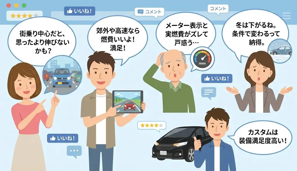 乗ってる人の口コミ・感想レビュー