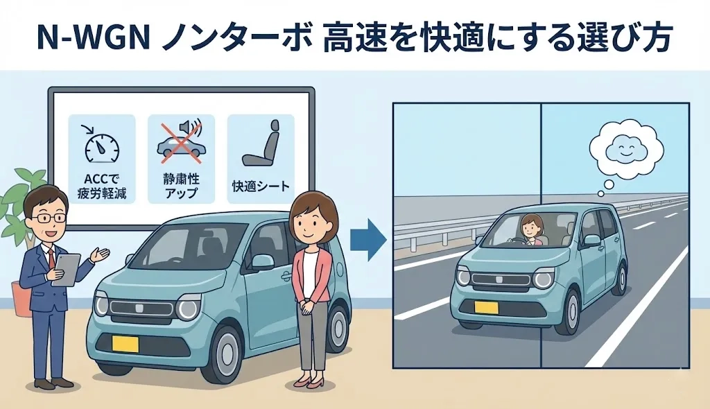 N-WGN ノンターボ 高速を快適にする選び方