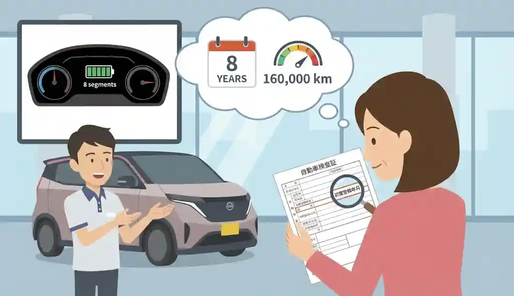 バッテリー保証期間の確認方法