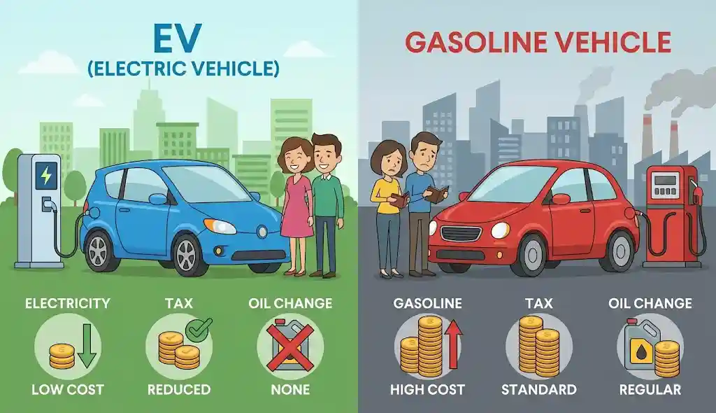 維持費比較 ガソリン車との差は？