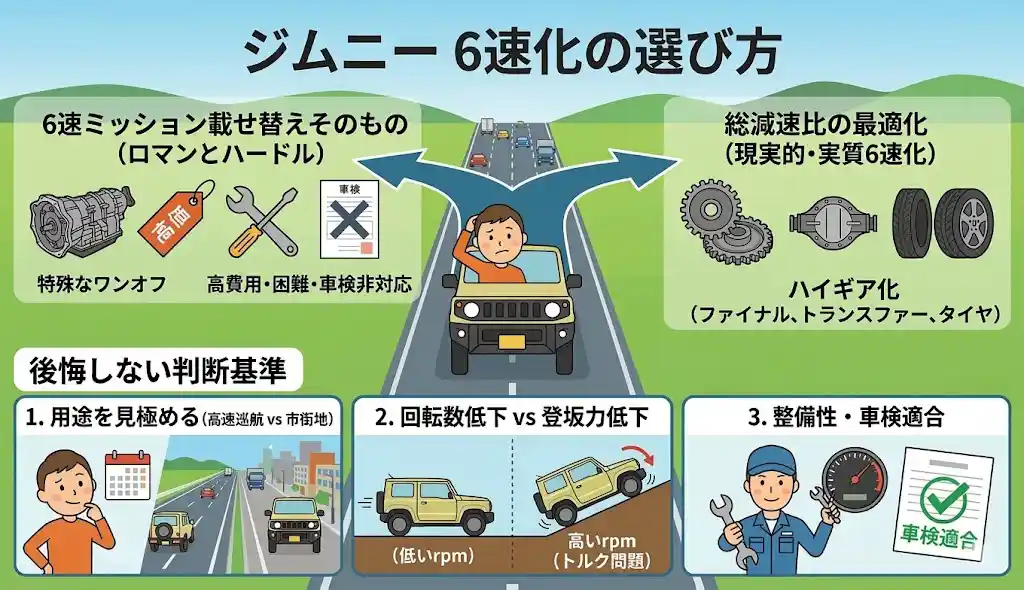 ジムニー 6速化の選び方
