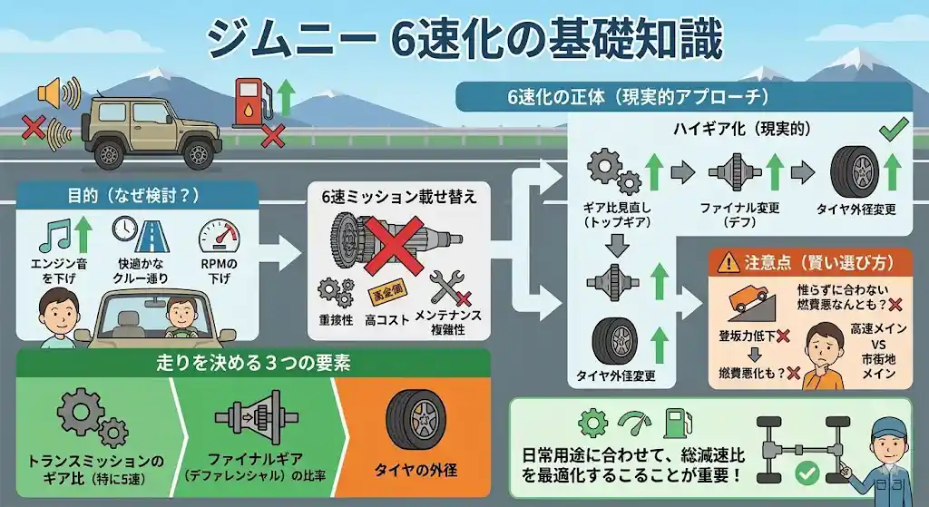 ジムニー 6速化の基礎知識