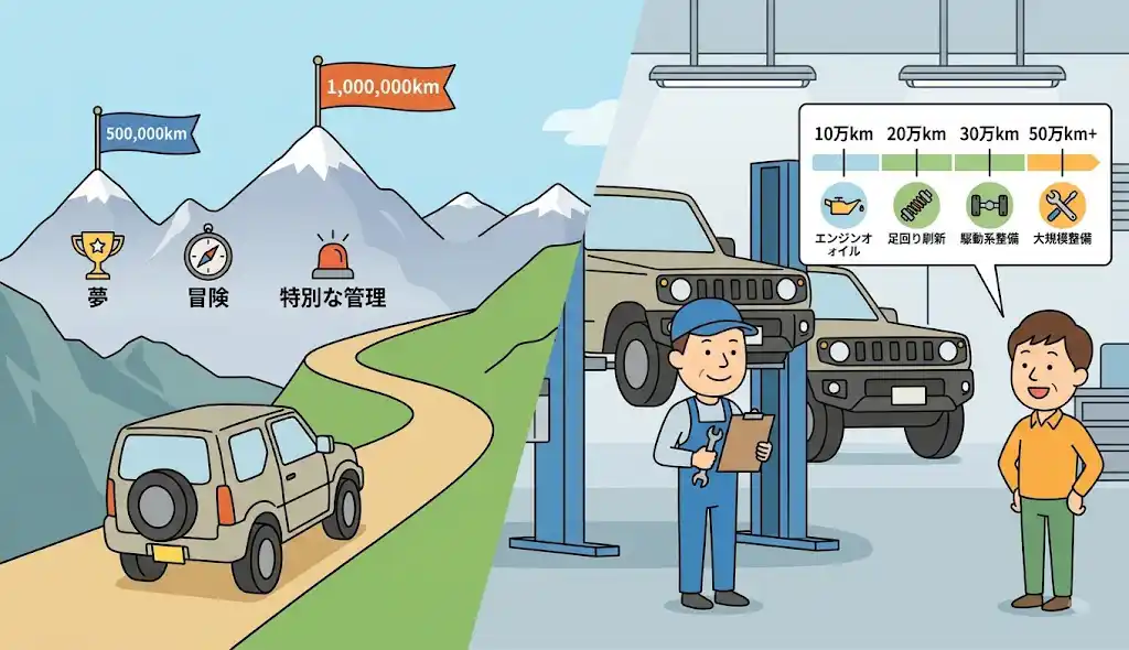 ロマンか無謀か？50万キロ・100万キロの実例と現実性に迫る