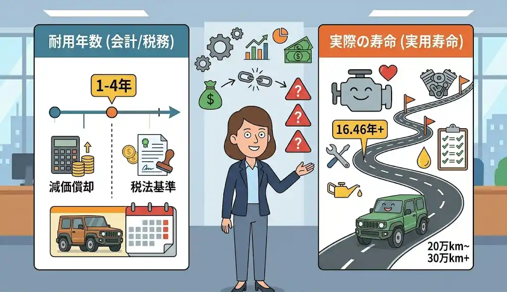 数字の罠にご注意！耐用年数と寿命の違いを解説