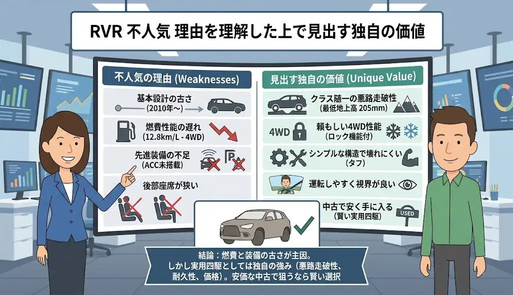 RVR 不人気 理由を理解した上で見出す独自の価値