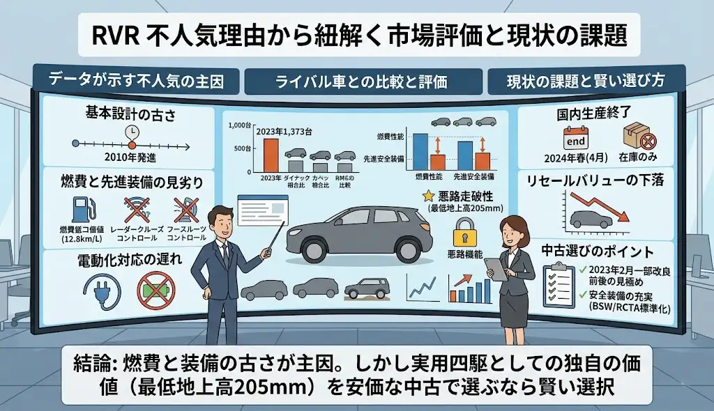RVR 不人気 理由から紐解く市場評価と現状の課題