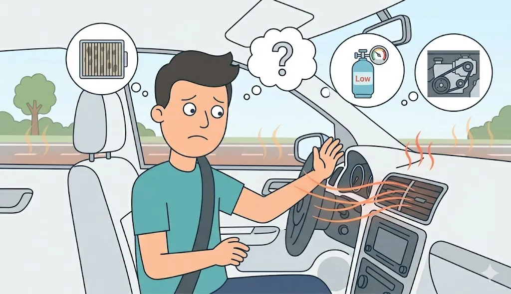 ミライースのエアコンが効かない原因