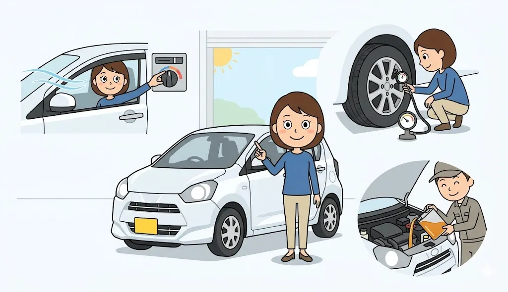 ミライースの燃費を良くする方法とは