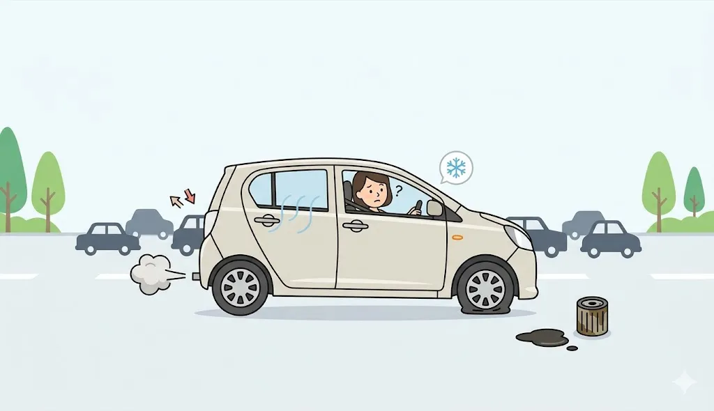 ミライース 燃費が悪い原因を整理