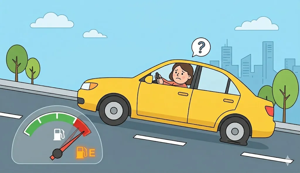 車の燃費が急に悪くなった原因は？