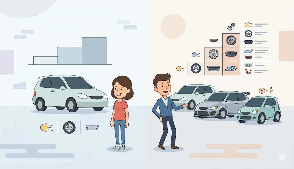 グレード構成の違い