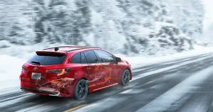 カローラツーリングの4WDで雪道は安心？E-Fourの評価と走破性を解説