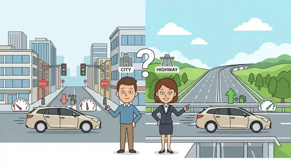 高速燃費は街乗りより伸びる？