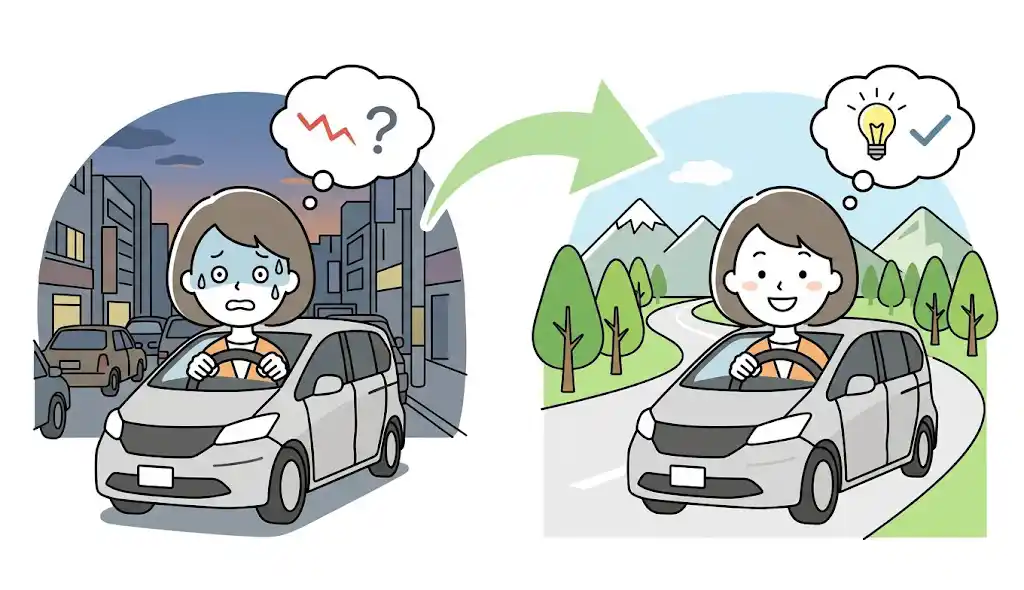フリード 運転怖い不安の対策