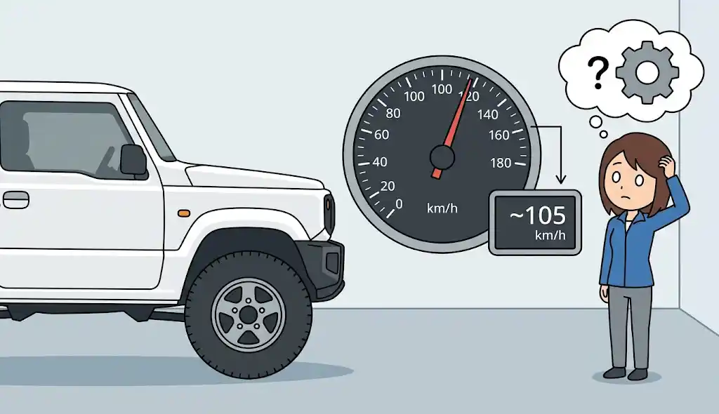 185/85R16のメータースピードは？